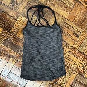 Lululemon black and grey tank